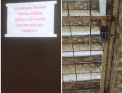 YPDA Dibawah Pimpinan HNK Kembali Gembok Ruang Kerja dan Kuliah