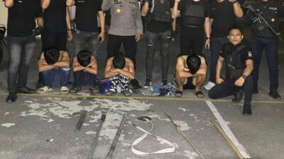 Polres Pematangsiantar Amankan 4 Remaja Hendak Tawuran dan 7 Sepedamotor