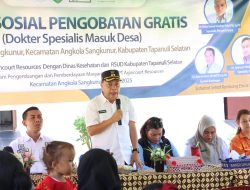 Sinergi Tambang Emas Martabe, Wabup Tapsel Buka Pelayanan Kesehatan Gratis
