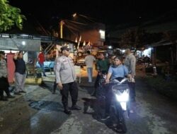 Personil Polresta Deliserdang Dipersenjatai Gelar Patroli Presisi, Gempur Geng Motor dan Preman Malam