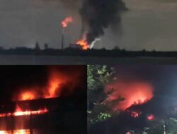 PLTU Labuhan Angin di Tapteng Terbakar, Terdengar Ledakan Keras