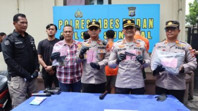 3 Pelaku Pencurian Sepeda Motor Ditembak Polsek Sunggal