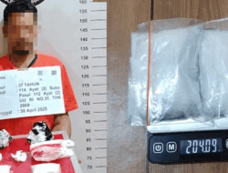 Sabu 200 Gram Disita Polres Labuhanbatu Dari Bandar Narkoba di Labura