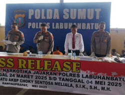 Kapolres Labuhanbatu AKBP Choky Tunjukkan Taji, Ringkus 66 Pengedar Narkoba dalam 42 Hari