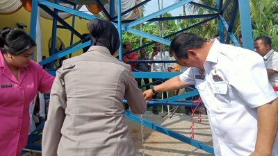 Polresta Deliserdang Berbagi di HUT ke-79 Bhayangkara; Air Bersih Mengalir di Beringin