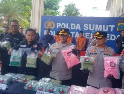 Jelang HUT Bhayangkara, Polrestabes Medan Sita 20 Kg Sabu dan 58.750 Ekstasi
