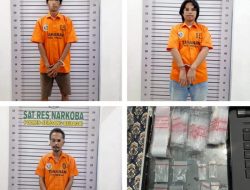 Gerebek Lokasi Transaksi Sabu, Polres Sergai Amankan Empat Pelaku