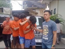 5 Begal Sadis Ditangkap Polsek Sunggal, 2 Pelaku Ditembak