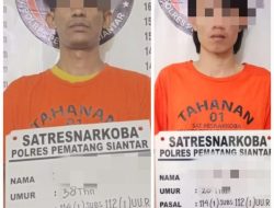 Polres Pematangsiantar Tangkap Dua Tersangka Pengedar Sabu