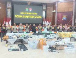 Polda Sumut Nomor 1 Pengungkapan Narkoba di Indonesia: Per Agustus Sita 1,6 Ton Narkotika