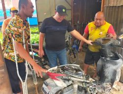 Anggota DPRD Deliserdang Dahnil Ginting Bantu Penyandang Disabilitas; Tebus Biaya Bengkel Motor dan Serahkan Uang Tunai