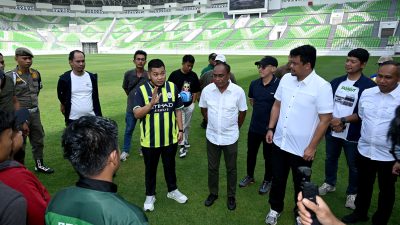 Support PSMS, Bobby Nasution Pastikan Stadion Utama Sumut Siap Digunakan