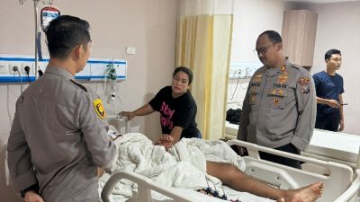 Personel Polres Langkat Dibacok Saat Menangkap Pelaku Penganiayaan, Kapolres: Anggota Saya Pahlawan Bhayangkara
