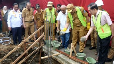 Peletakan Batu Pertama Gedung Rawat Inap RSUD Pancur Batu, Bupati: Layani Maksimal Pasien