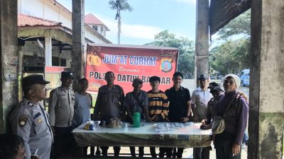 Polsek Datuk Bandar Gelar Jumat Curhat Dengar Keluhan Warga