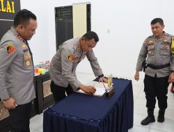 Laporan Kesatuan Dalam Rangka Pergantian Jabatan Kapolres Tanjungbalai