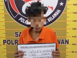 Polres Pelabuhan Belawan Tangkap Pengedar Sabu di Marelan