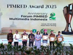 55 Tokoh, Pimpinan Lembaga dan Instansi Dianugerahi Penghargaan Pimred Award 2025