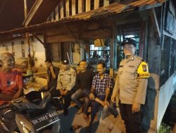 Pastikan Keamanan Warga, Polsek Tanjungbalai Selatan Gencarkan Patroli Malam