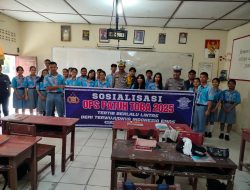 Police Go To School, Sat Lantas Polres Tanjungbalai Sosialisasikan Operasi Patuh Toba 2025