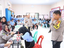 Polres Tanjungbalai Cek Kesehatan Relawan Makan Bergizi Gratis
