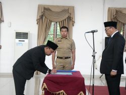 Bupati Asri Ludin Tambunan Lantik Dedy Maswardy Sebagai Pj Sekda Deliserdang