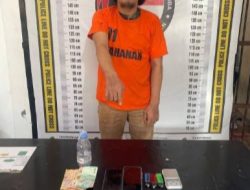 Dikibus Warga Penjual Sabu Dijemput Polisi