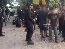 Tim Gabungan Polda Sumut Tangkap Puluhan Pelaku Penjarahan Massal Pabrik Kaca di Medan Deli