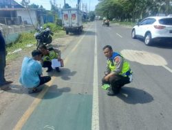 Tabrak Banper Colt Diesel Berhenti, Guru Meninggal Dunia di Tempat