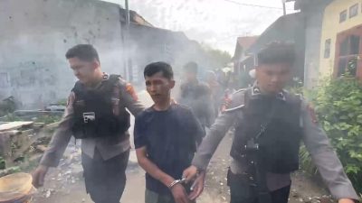 Polrestabes Medan Bakar Sarang Narkoba Klambir V, Bandar Sabu Dibekuk