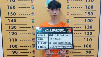 Curi Sepedamotor di Kompleks Multatuli Medan Kota, Residivis Diciduk