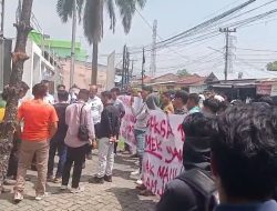 Puluhan Mahasiswa Geruduk Kantor Kemenkumham Wilayah Sumut, Desak Rutan Klas I Labuhan Deli Disidak Terkait Narkoba dan Pungli