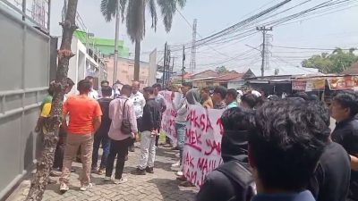 Puluhan Mahasiswa Geruduk Kantor Kemenkumham Wilayah Sumut, Desak Rutan Klas I Labuhan Deli Disidak Terkait Narkoba dan Pungli