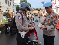 Sipropam Periksa Kelengkapan Kendaraan Bermotor Personil
