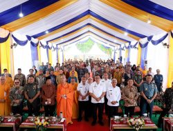 Bupati Asri Ludin Tambunan: Pembangunan Jalan dan Jembatan di Desa Maha Karuna Buddhist Centre Simbol Toleransi