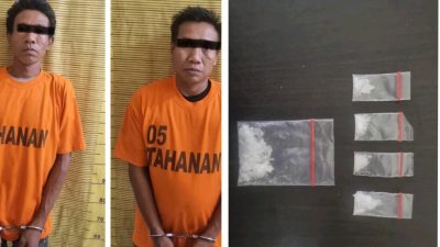Polisi Gerebek Rumah Transaksi Narkoba di Kecamatan Binjai