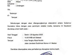 Gubernur Bobby Nasution Undang Ratusan Pemred Media Silaturahmi Akbar