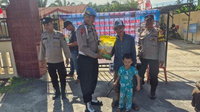 Masyarakat Sambut Antusias GPM Polsek Teluk Nibung