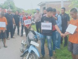 Polresta Deliserdang Rekonstruksi Pembunuhan Siswa SMPN 4 Lubukpakam