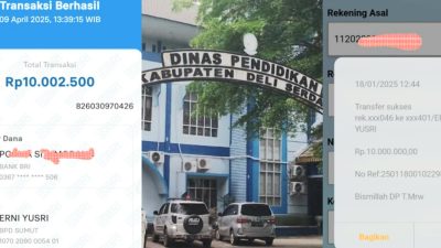 Geger! Dugaan Kartel Calo Kepala Sekolah di Disdik Deliserdang Makin Terkuak