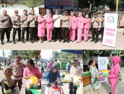 Masyarakat Antusias Sambut Pasar Murah Polsek Tanjungbalai Utara