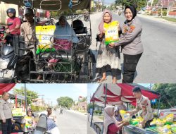 Masyarakat Sambut Antusias Gerakan Pasar Murah Polres Tanjungbalai