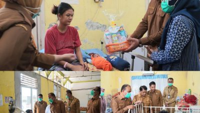 Wali Kota dan Wawako Tanjungbalai Berikan Bingkisan Kepada Bayi Lahir 17 Agustus 2025