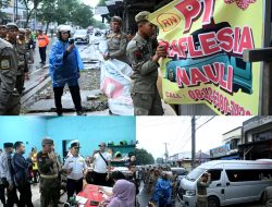 Langgar Ketertiban Umum, Satpol PP dan Dishub Tertibkan Angkutan Travel di Jalan SM Raja dan Jamin Ginting