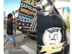 Papan Bunga Ucapan Terimakasih di Depan Polres Binjai Digondol Maling, Pengusaha Rugi Belasan Juta