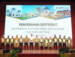 Peluncuran Layanan Peralihan Hak Atas Tanah secara Elektronik, Bobby Nasution Tekankan Peran Kementerian ATR/BPN Krusial Jaga Stabilitas Keamanan