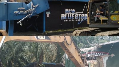 Dinyatakan Sarang Narkoba, Diskotik Marcopolo dan New Blue Star Dihancurkan
