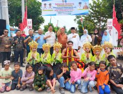 Wakil Bupati Lom Lom Suwondo dan Anggota DPRD Deliserdang Dahnil Ginting Disambut Antusias