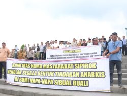 Tokoh Tapsel Gelar Aksi Damai Tolak Tindakan Anarkis
