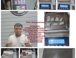 Bandar Narkoba Dibekuk, Puluhan Butir Inex dan Sabu 5,10 Gram Disita